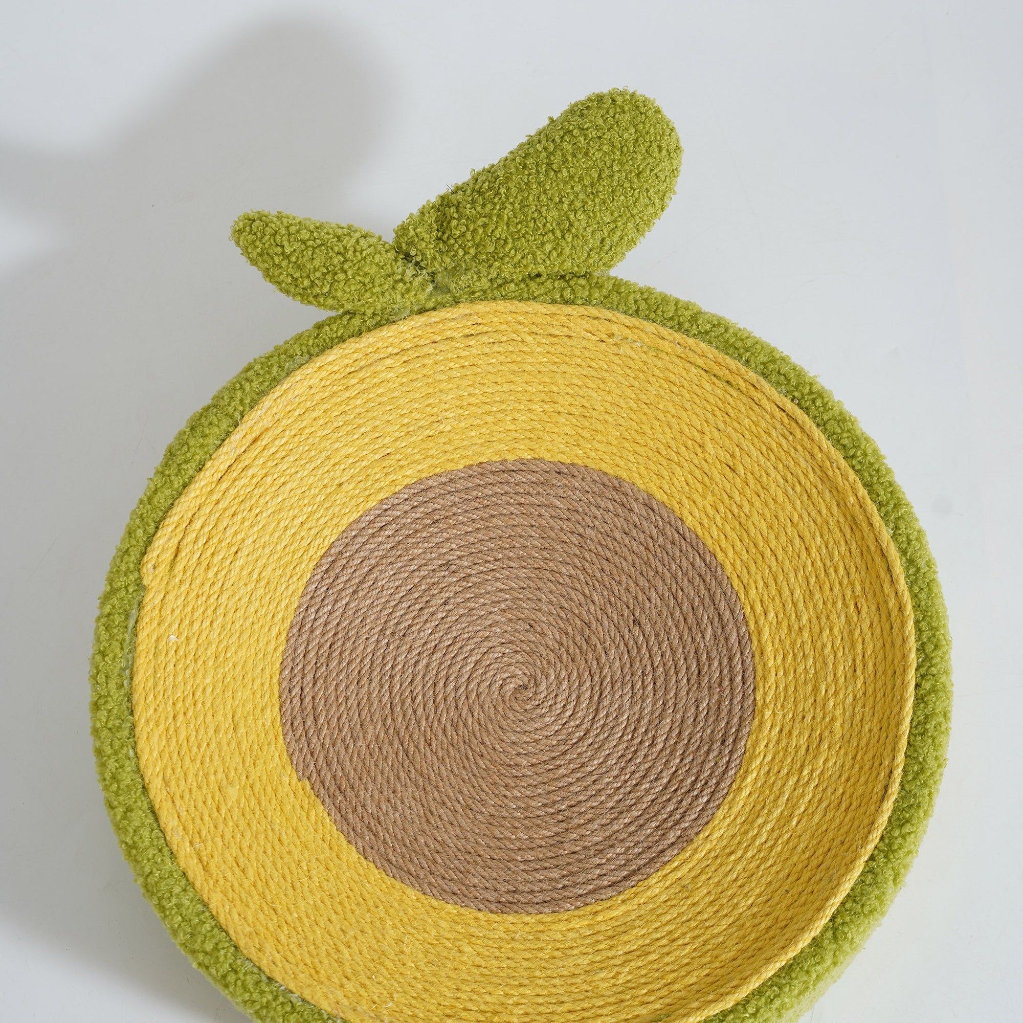 Avocado Cat Scratcher Bed – Plush Green Design with Natural Sisal by CATATI SELECTED - Default Title - Furniture - Catati