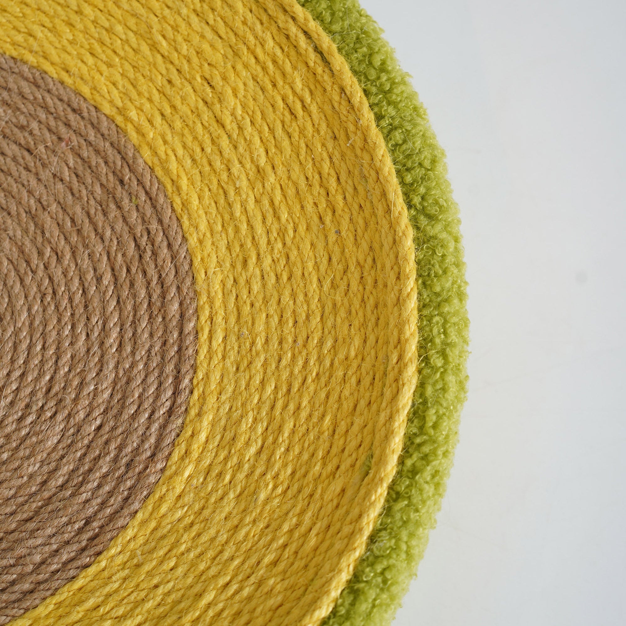 Avocado Cat Scratcher Bed – Plush Green Design with Natural Sisal by CATATI SELECTED - Default Title - Furniture - Catati