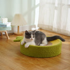 Avocado Cat Scratcher Bed – Plush Green Design with Natural Sisal by CATATI SELECTED - Default Title - Furniture - Catati