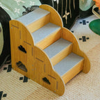 Wooden Cat Stairs – Safe & Stylish Step Support for Cats by CATATI SELECTED - Default Title - Furniture - Catati