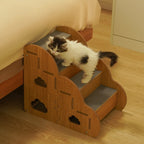 Wooden Cat Stairs – Safe & Stylish Step Support for Cats by CATATI SELECTED - Default Title - Furniture - Catati