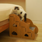 Wooden Cat Stairs – Safe & Stylish Step Support for Cats by CATATI SELECTED - Default Title - Furniture - Catati