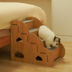Wooden Cat Stairs – Safe & Stylish Step Support for Cats by CATATI SELECTED - Default Title - Furniture - Catati