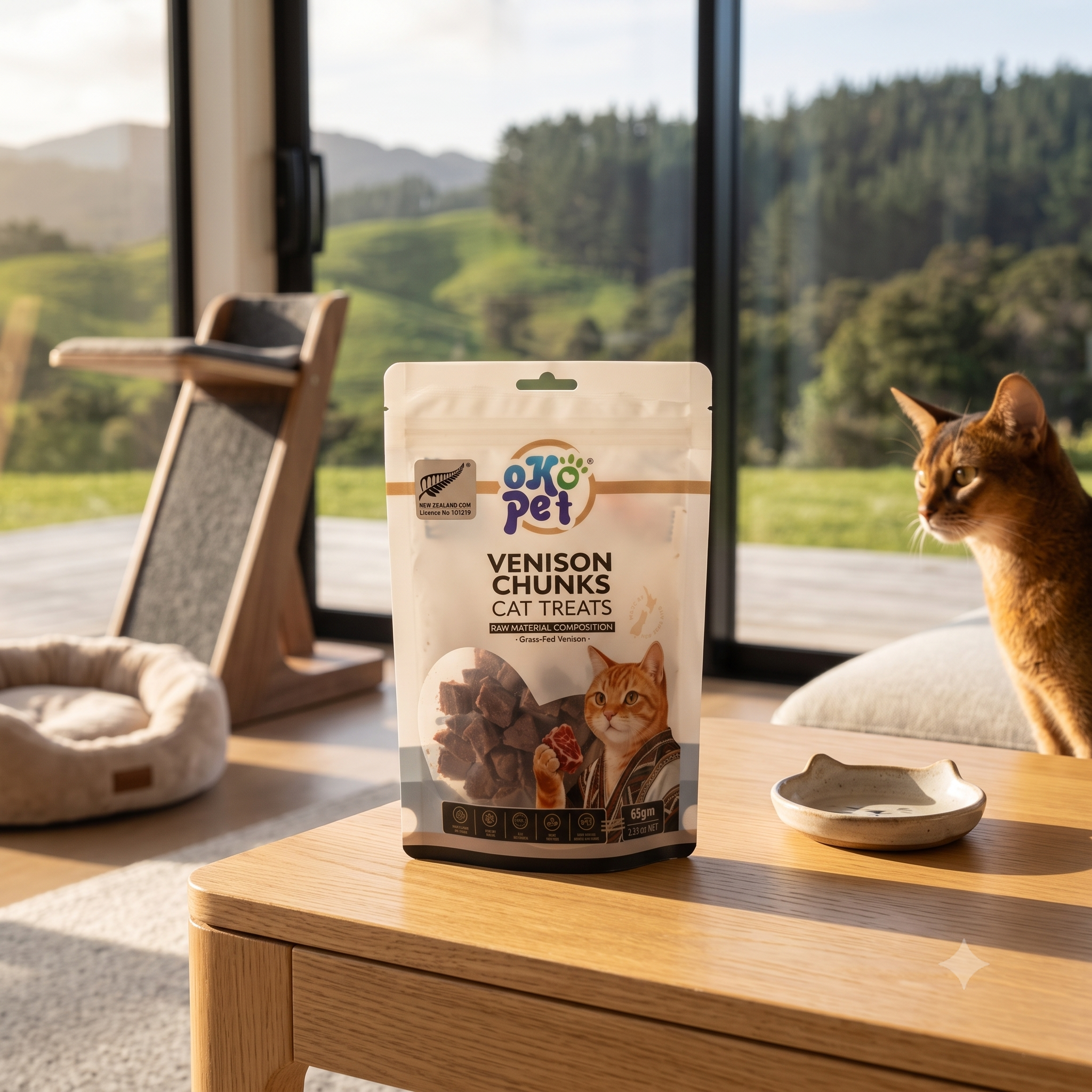 Freeze-Dried Venison Cat Treats - 100% Single Ingredient
