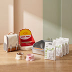 New Cat Parent Starter Bundle – 10kg Litter, 2 Bowls, Cat House & Carrier