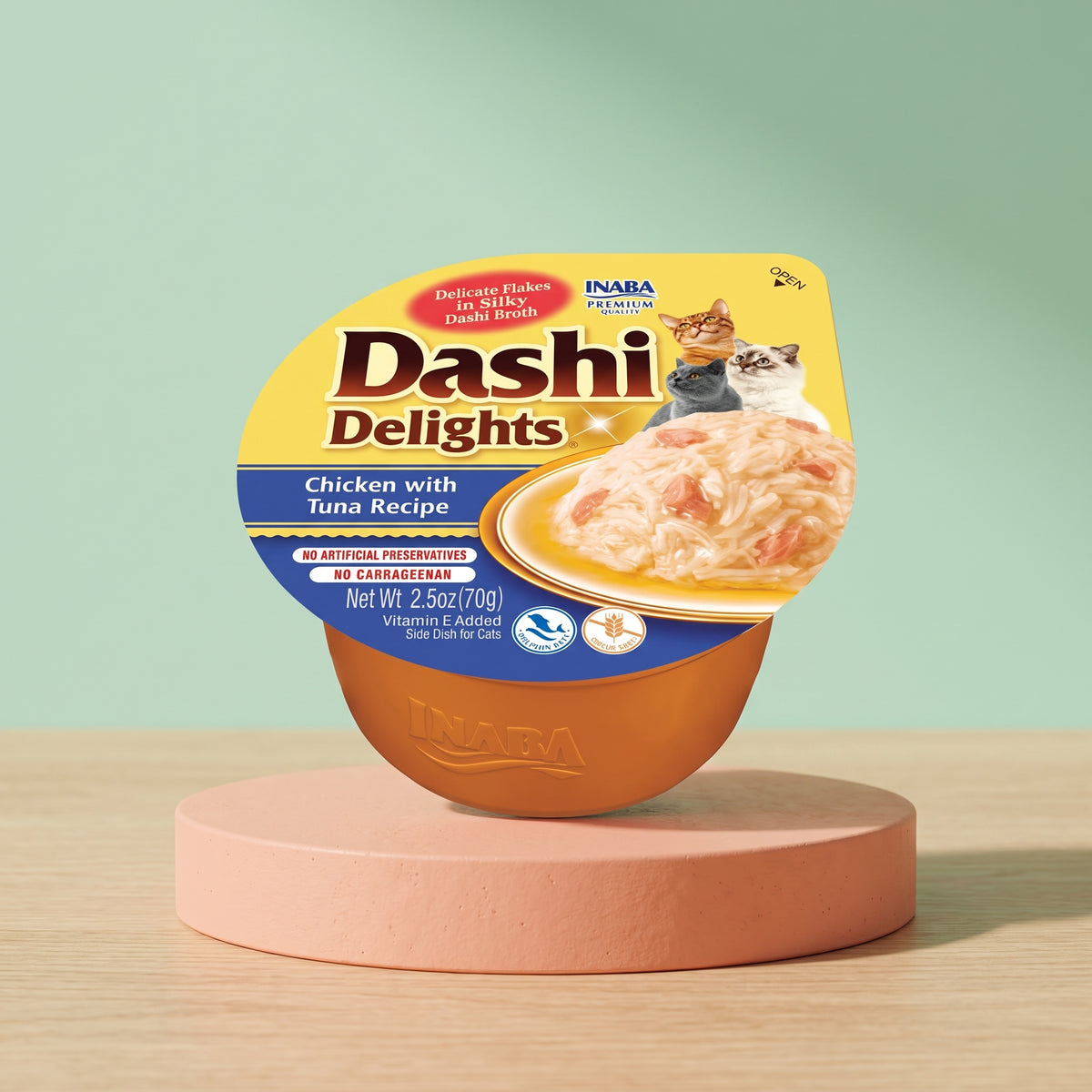 Inaba Chicken with Tuna Dashi Delights – Hydrating Cat Topper