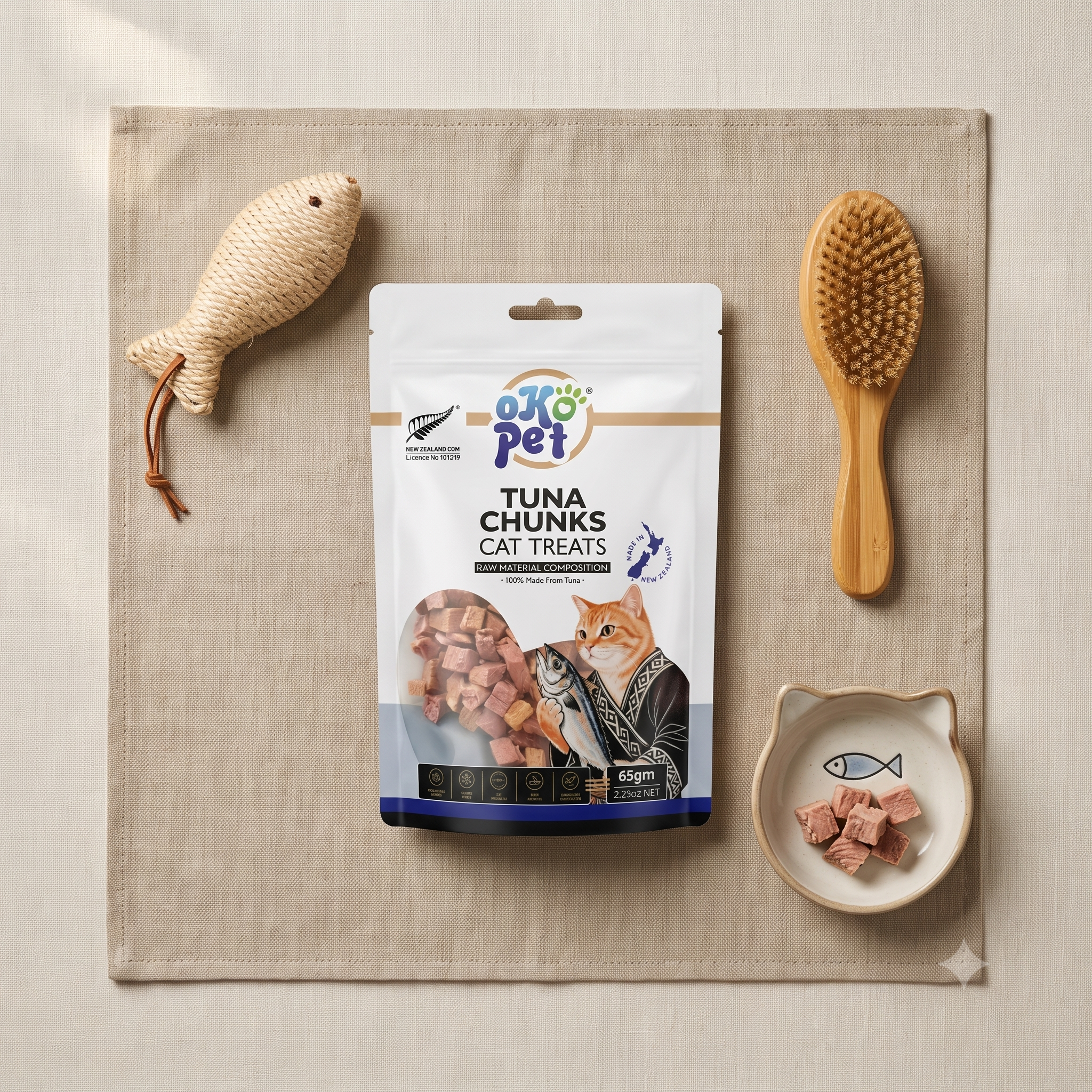 Freeze-Dried Tuna Cat Treats - 100% Single Ingredient