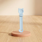 Cat Strip Squeezer Feeding Spoon (Curvy Tail Kitty Edition) - Ergonomic Mess-Free Design