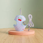 Gingham Cat Harness Set – Strawberry, Cherry, Pineapple
