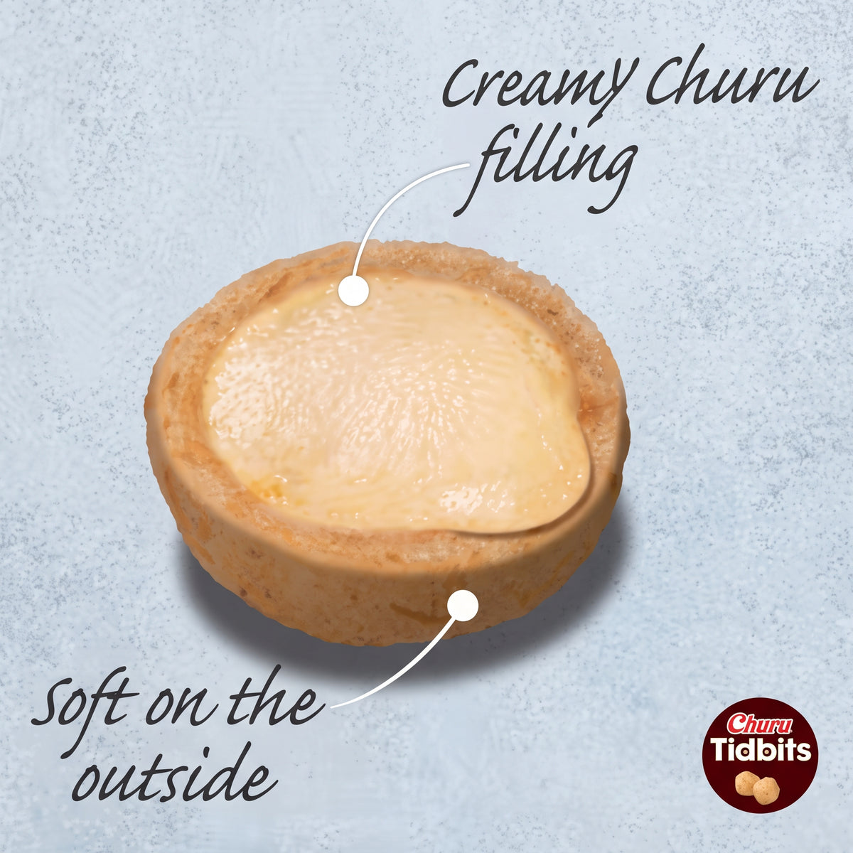 Inaba Churu Tidbits Tuna & Salmon Recipe Grain-Free Cat Treats – 8 × 12 g
