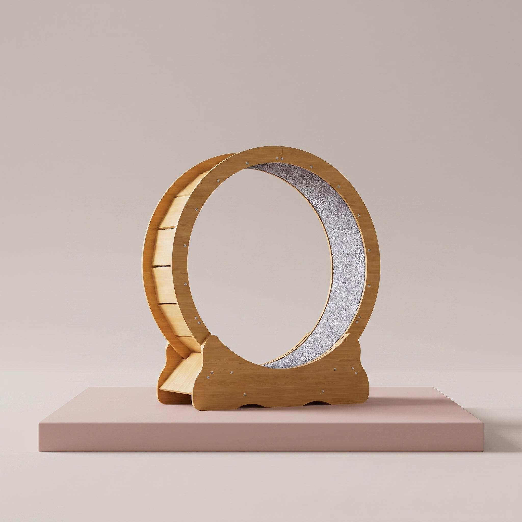 Cat Exercise Wheel - Quiet Motion & Integrated Scratching Surface