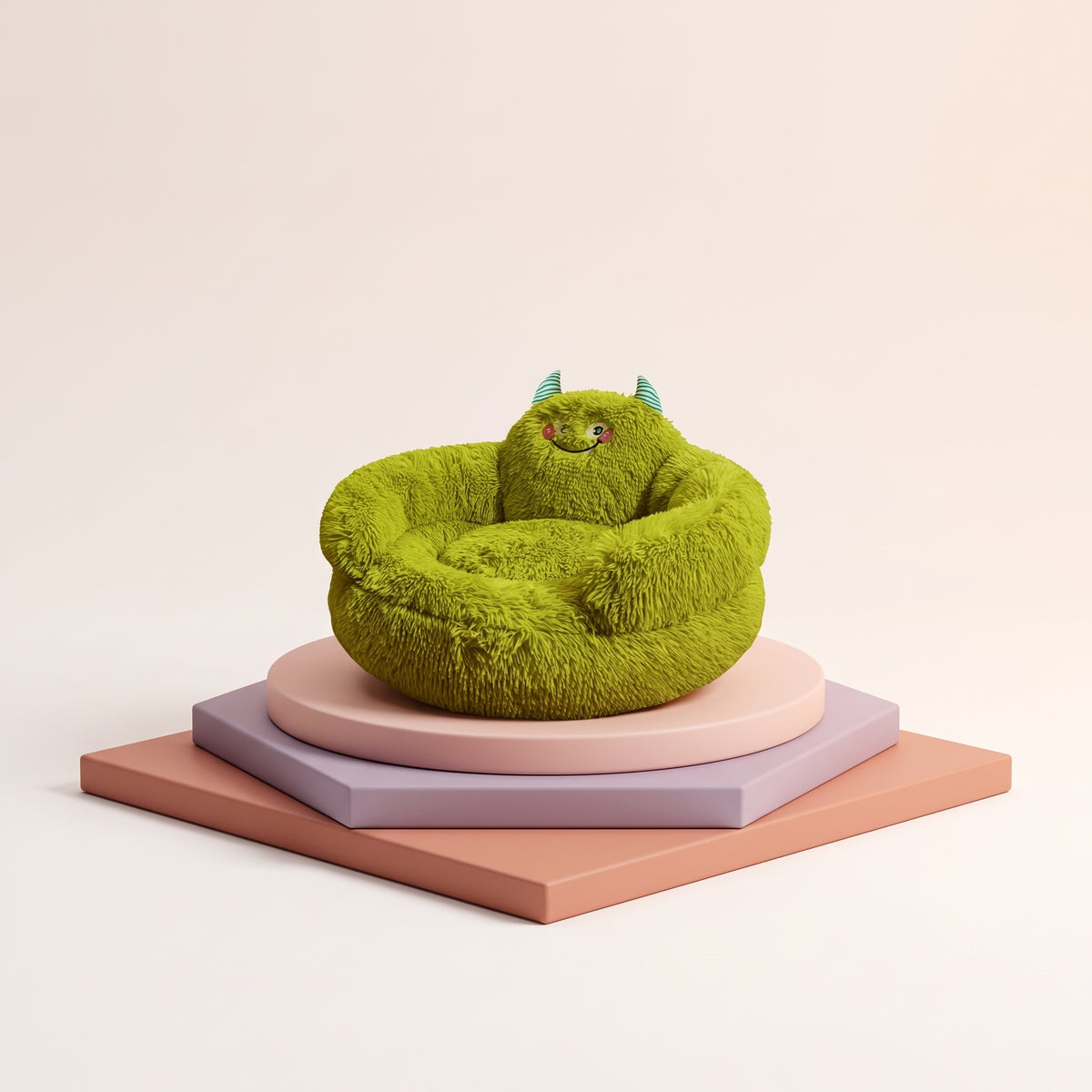 Horn Monster Cat Bed