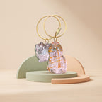 Cat Whisker Holder Keychain – Glass Keepsake Charm (3 Styles)
