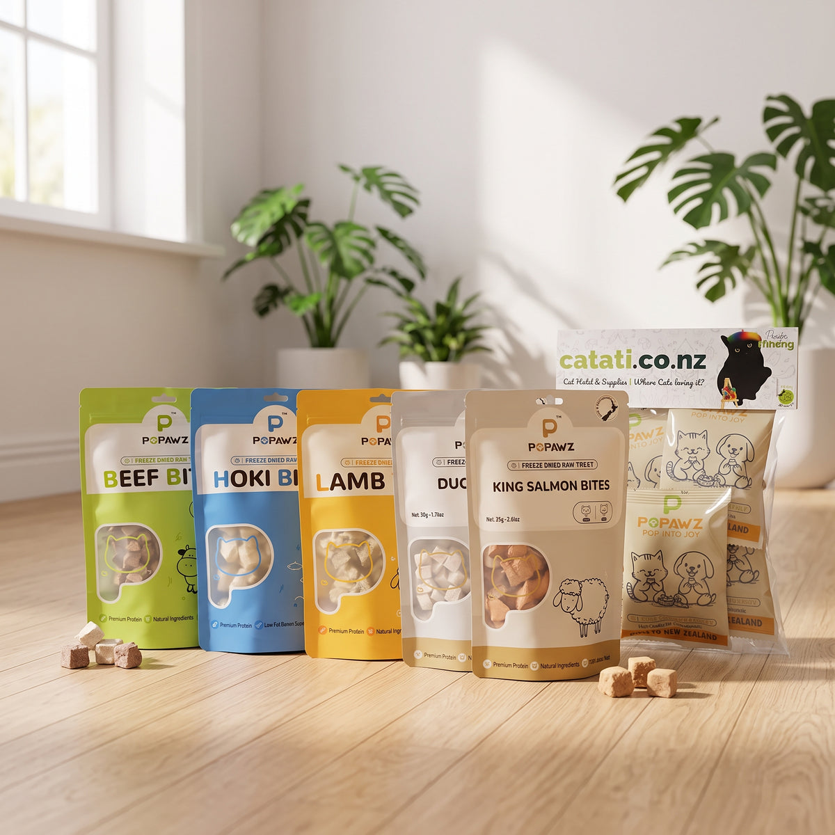 Surf & Turf Freeze-Dried Cat Treat Bundle + 5 Beef Samples