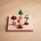 Christmas Catnip Stick Set – 4-Piece Plush Matatabi Toys