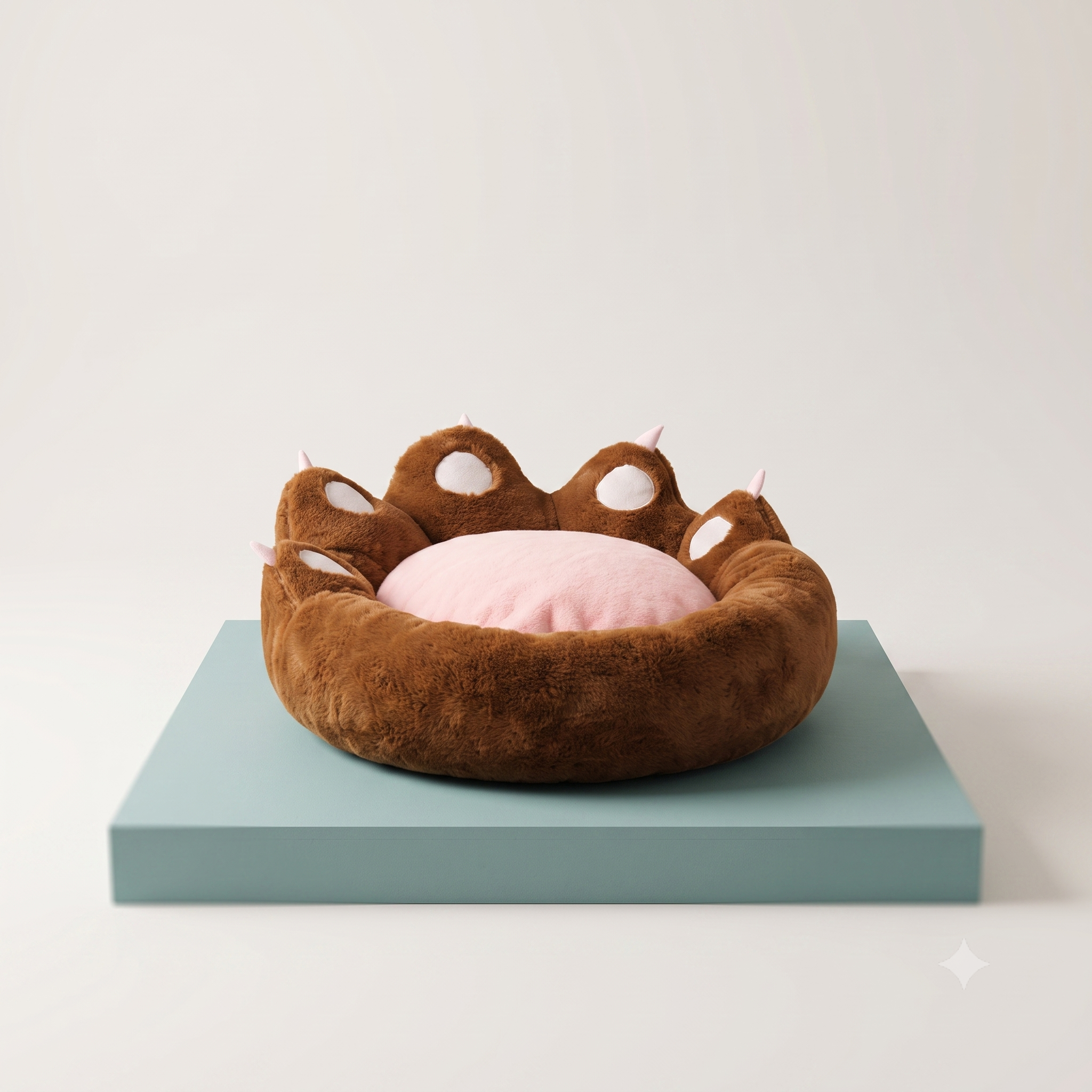 Plush Cat Paw Bed - Deep Sleep Comfort