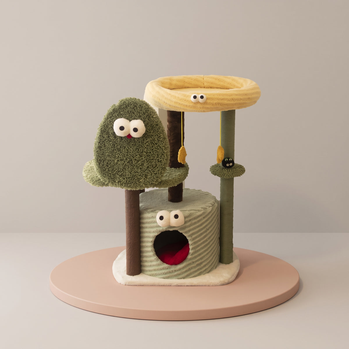 Monster Cactus Cat Tower – Playful Scratcher for NZ Cats