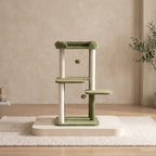 Natural Rattan Mat Cat Tree – 85cm