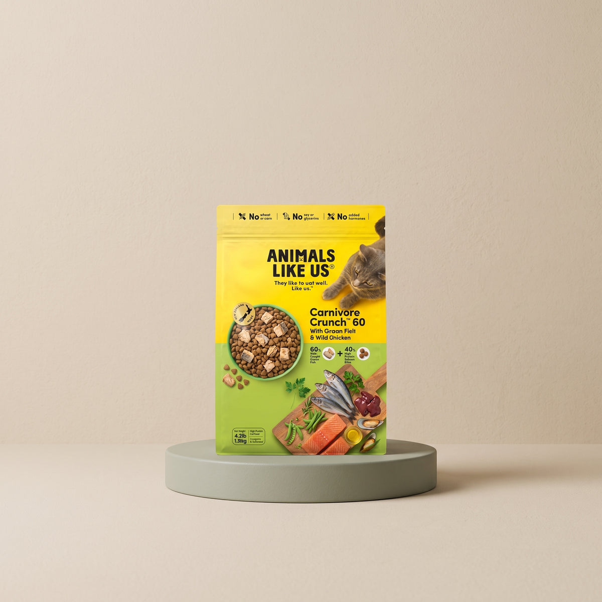 Cat RawMix50™ with NZ Grass-Fed Lamb & Cage-Free Chicken
