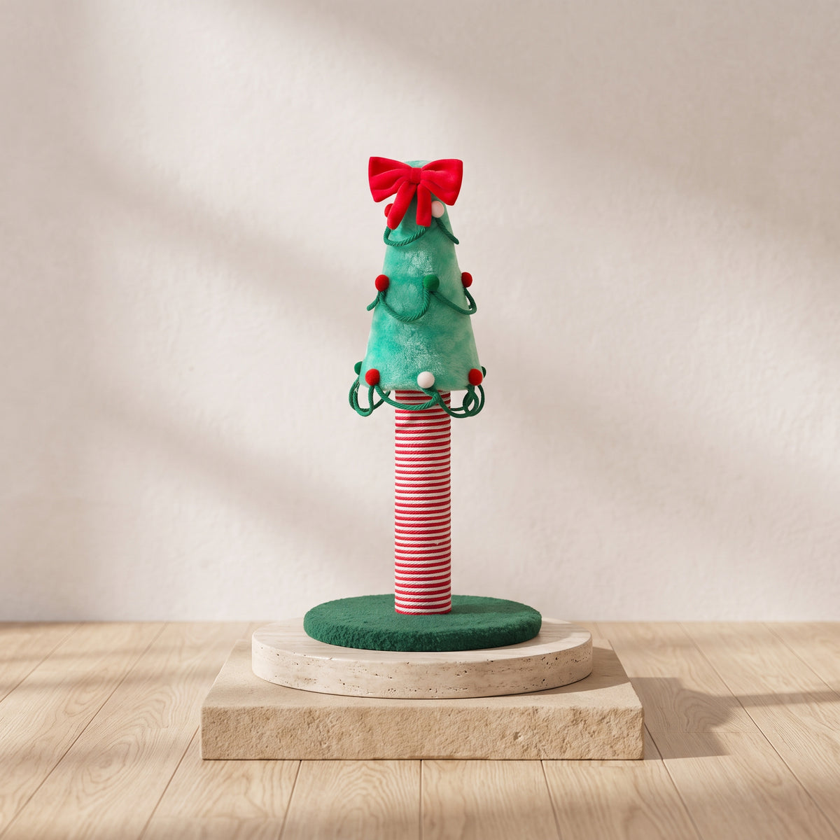 Christmas Tree Sisal Cat Scratching Post – 53cm