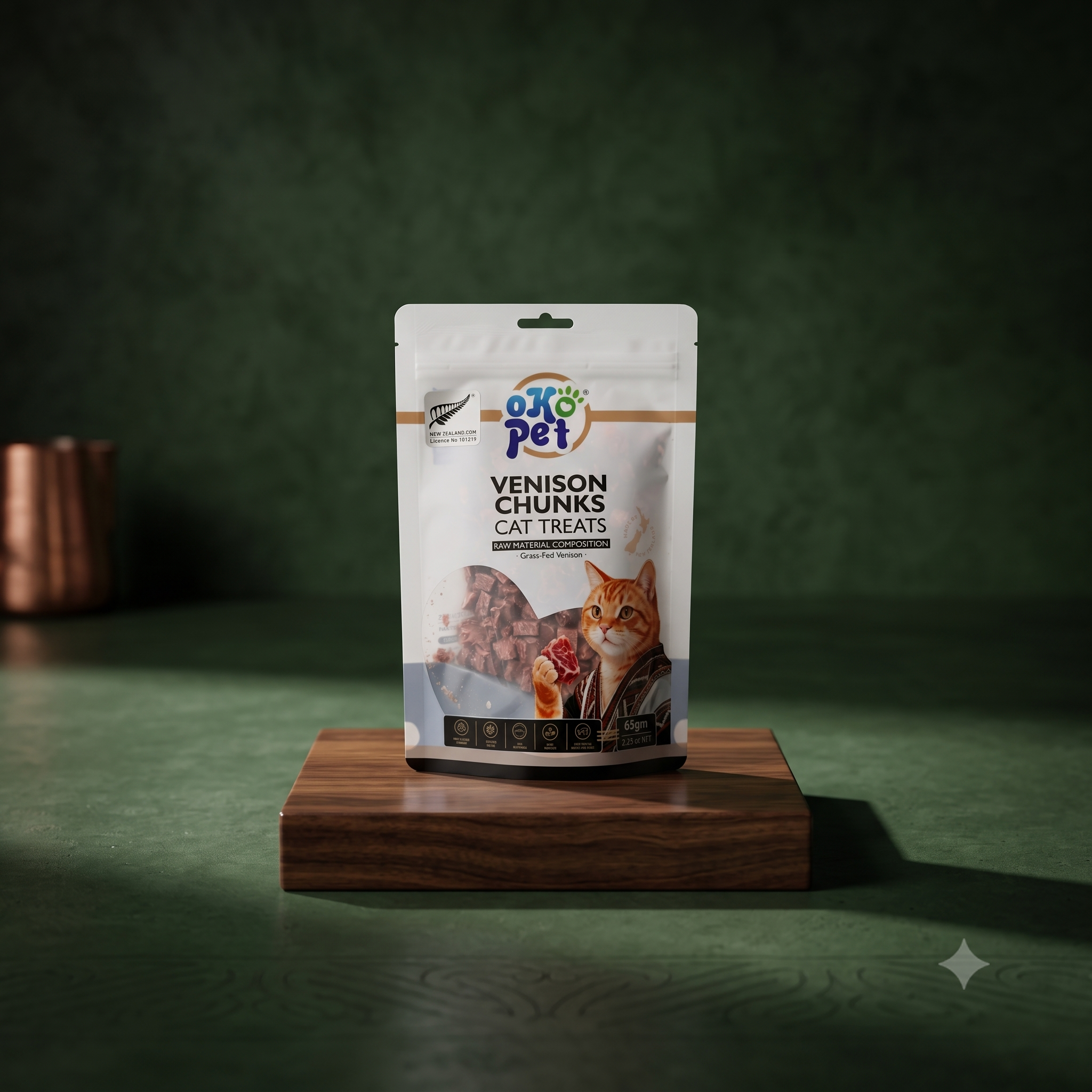 Freeze-Dried Venison Cat Treats - 100% Single Ingredient