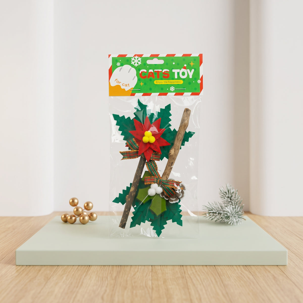 Christmas Matatabi Chew Sticks – Natural Cat Toy Set