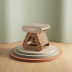 Modern Cat Scratcher & Lounge – Multi-Level with Natural Finish