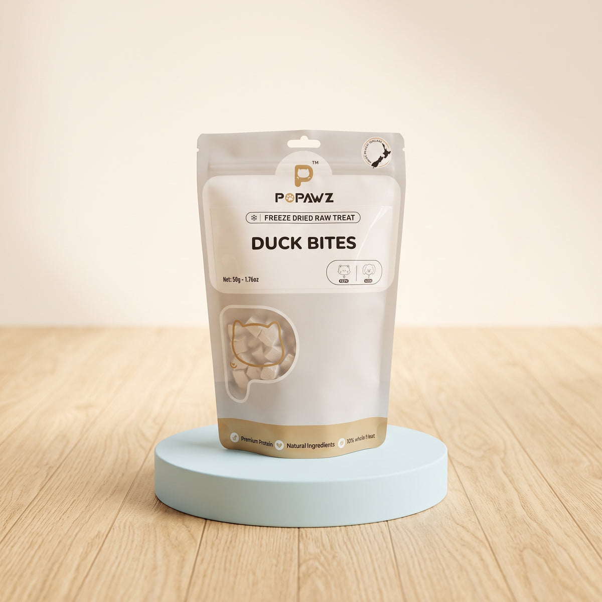 Freeze‑Dried Duck Bites for Cats – 100% NZ Duck Treats