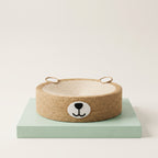 Hemp Fibre Teddy Cat Scratcher Bed