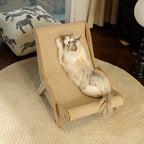 Natural Wood Cat Lounge Chair – Ergonomic & Stylish Comfort by CATATI SELECTED - Default Title - Furniture - Catati