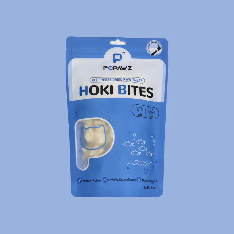 Freeze-Dried Hoki Bites for Cats – Wild NZ Fish Treats