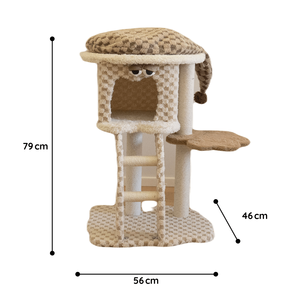 Monster Muffin Cat Tower – Compact Scratcher for NZ Homes by TOLEA - Default Title - Furniture - Catati