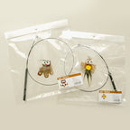 Owl Feather Teaser Wand – Interactive Cat Toy with Bell