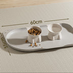 Cat Feeding Tray Mat – Spillproof & Cute