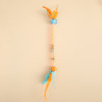 Elastic Feather Cat Teaser Toy – Bite-Resistant & Stretchable