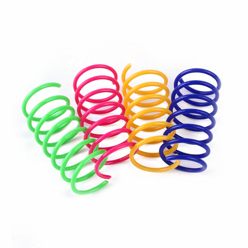 Spring Bounce Cat Toys – 4-Pack of Colourful Enrichment Springs by CATATI SELECTED - Default Title - Toys - Catati