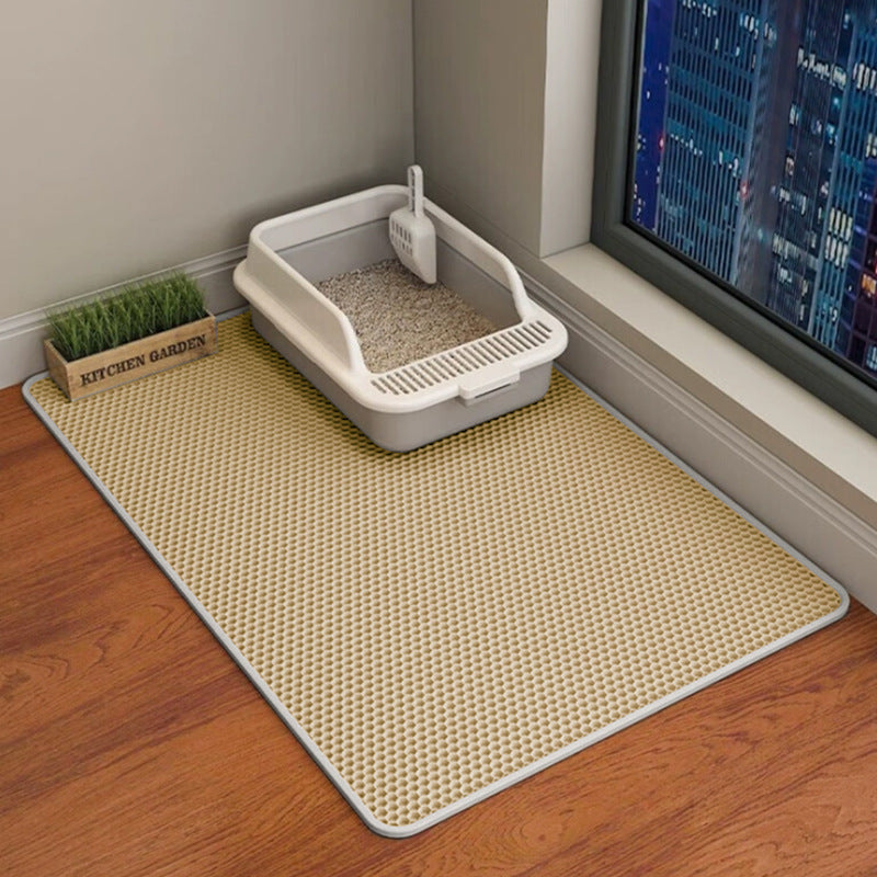 Anti-Tracking Cat Litter Mat – Waterproof, Soft & Easy-Clean by CATATI SELECTED - Beige - Hygiene - Catati