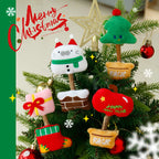 Christmas Catnip Stick Set – 4-Piece Plush Matatabi Toys