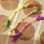 Elastic Feather Cat Teaser Toy – Bite-Resistant & Stretchable