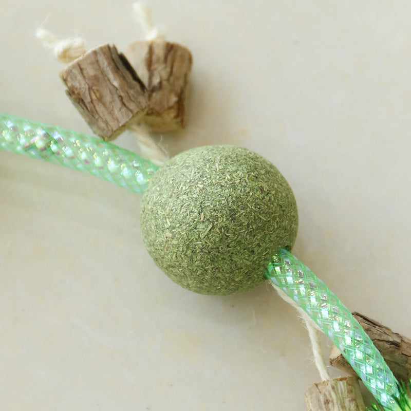 Feather Catnip Wand with Matatabi & Bell – Enrichment Toy