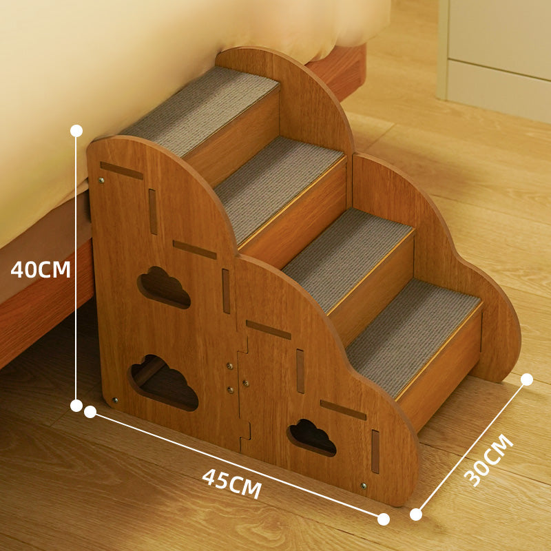 Wooden Cat Stairs – Safe & Stylish Step Support for Cats by CATATI SELECTED - Default Title - Furniture - Catati