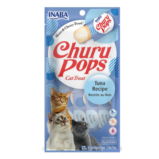 INABA Churu Pops Cat Treats – Tuna, Chicken & Salmon by Catati - Tuna - Food - Catati