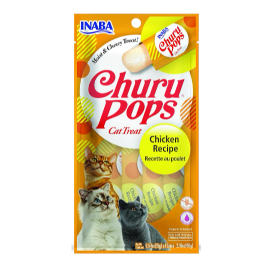 INABA Churu Pops Cat Treats – Tuna, Chicken & Salmon by Catati - Chicken - Food - Catati
