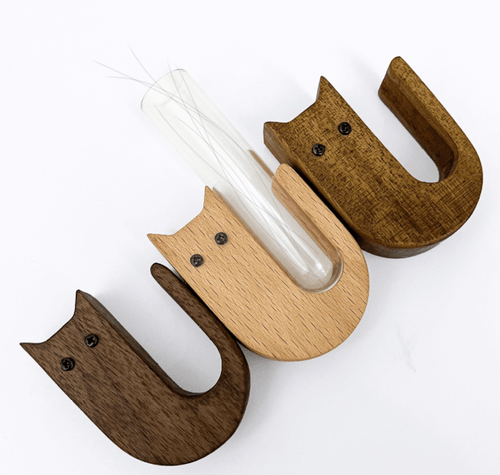 Cat Whisker Holder – Wooden Wall-Mount Keepsake Vase - Default Title - Other - Catati Cat Store