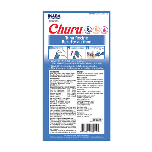 Churu Tuna Lickable Cat Treats – 4pk - Default Title - Food - Catati Cat Store