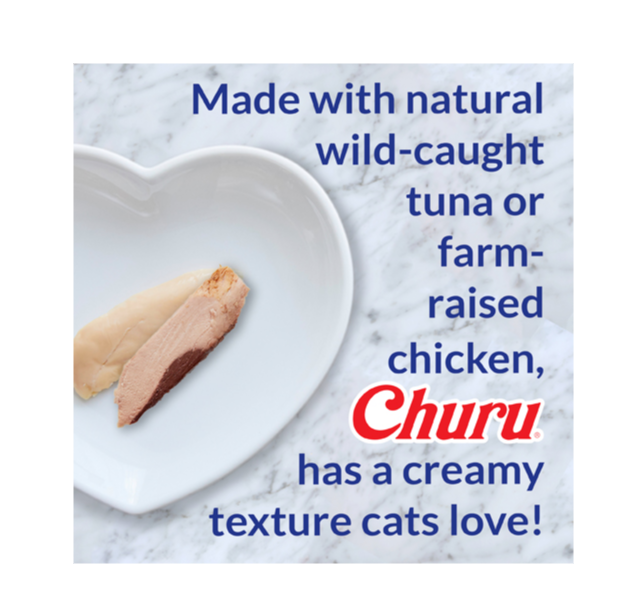 Churu Salmon Lickable Cat Treats – 4pk