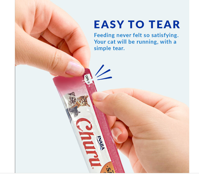 Churu Salmon Lickable Cat Treats – 4pk