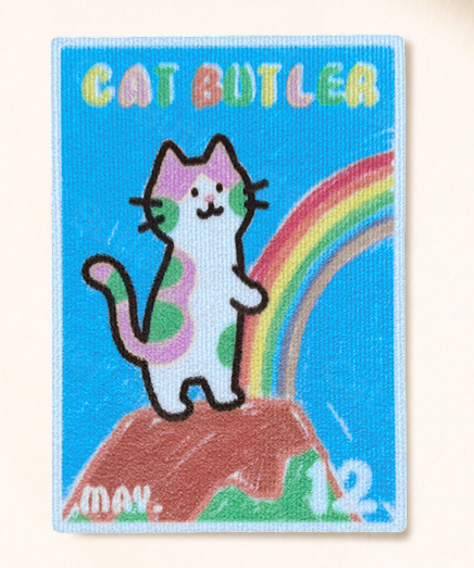 Calendar-Style Upright Cat Scratcher – Fun Vertical Play Board