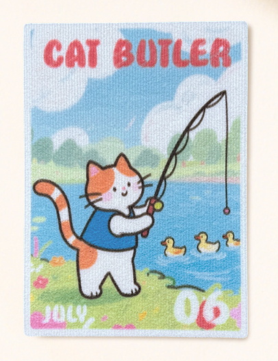 Calendar-Style Upright Cat Scratcher – Fun Vertical Play Board