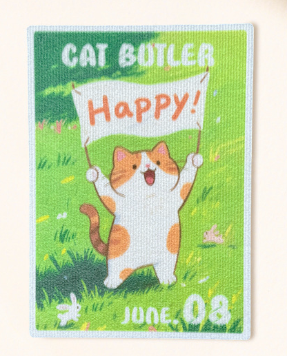 Calendar-Style Upright Cat Scratcher – Fun Vertical Play Board